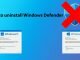 Gỡ bỏ windows defender