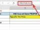Cách dùng hàm PROPER để viết hoa chữ cái đầu tiên trong Excel