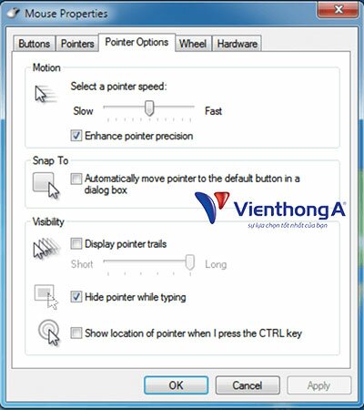 cách chỉnh tốc độ chuột trên PC Windows