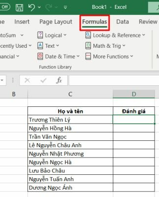 Cách sử dụng hàm VLOOKUP bằng hộp thoại Function Arguments