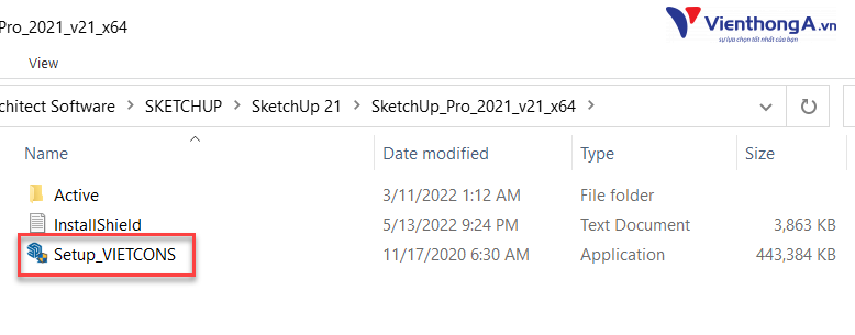 giải nén File và chạy File ‘Setup.exe’