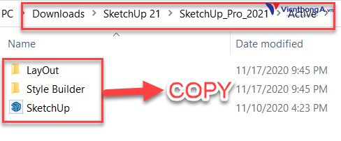vào thư mục Crack và Copy tất cả các File